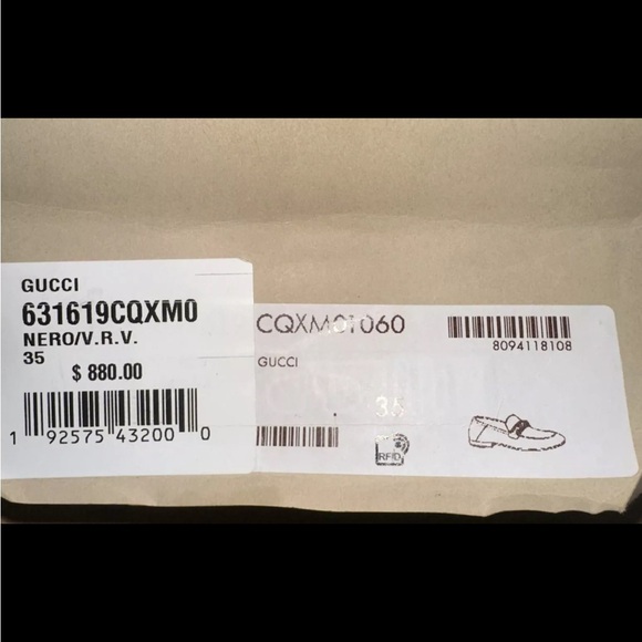 gucci loafer women Nero Size 35 Msrp 880$ - Picture 5 of 5